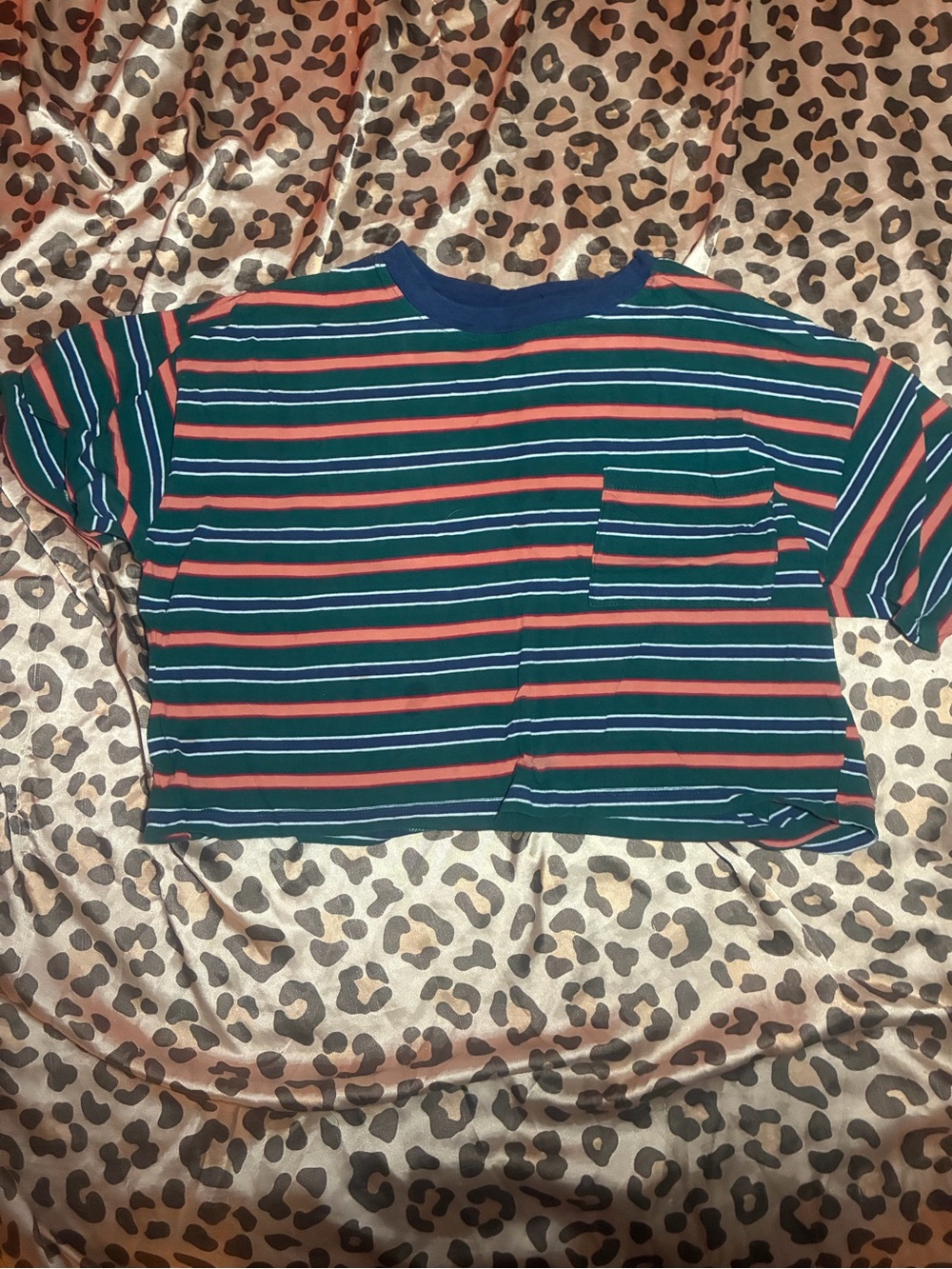 ⭒ adorable forever 21 striped crop top